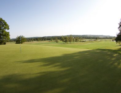 1st hole green to tee